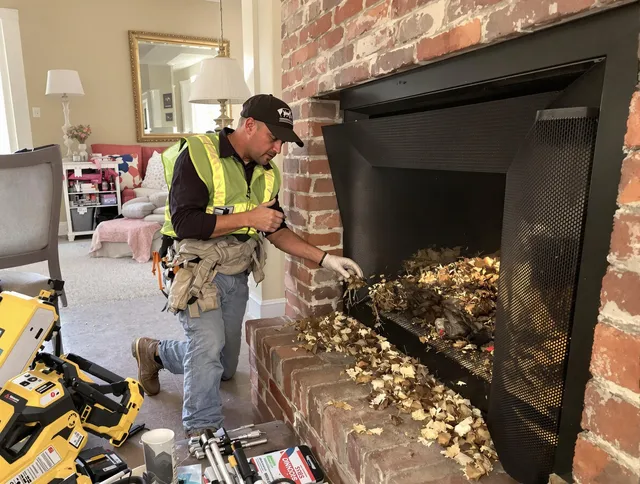 Safe screening installation by Milford Chimney Sweep in Milford, CT