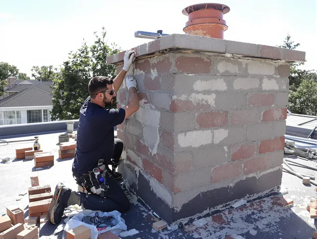 Advanced chimney repair process by Milford Chimney Sweep in Milford, CT
