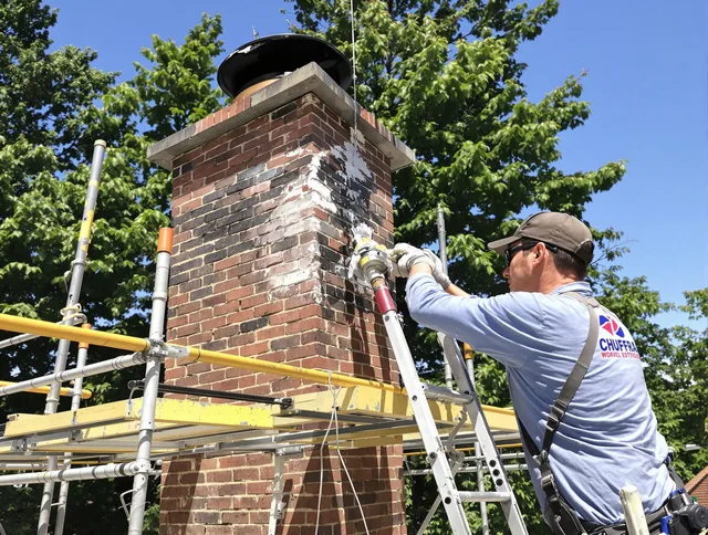 Structural chimney repair by Milford Chimney Sweep in Milford, CT