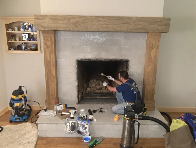 Detailed creosote removal process by Milford Chimney Sweep in Milford, CT