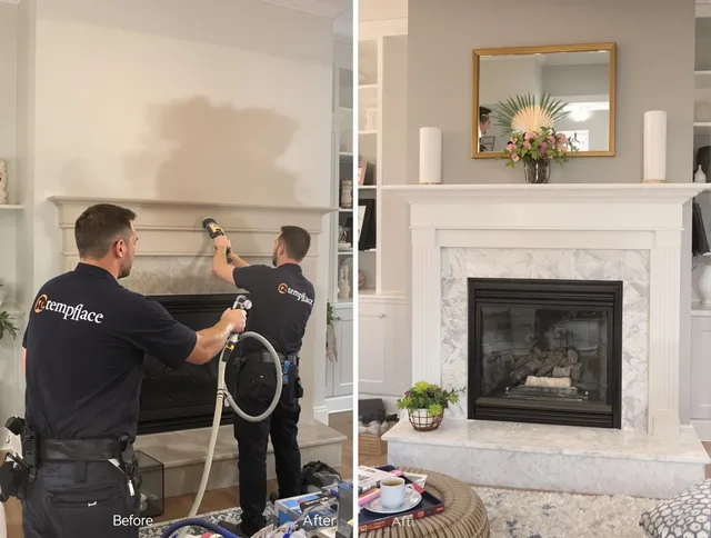 Professional soot removal by Milford Chimney Sweep team in Milford, CT